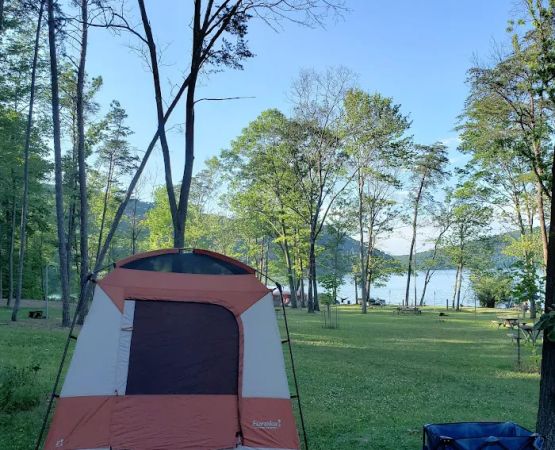 Nancy's Camp Boat to Shore