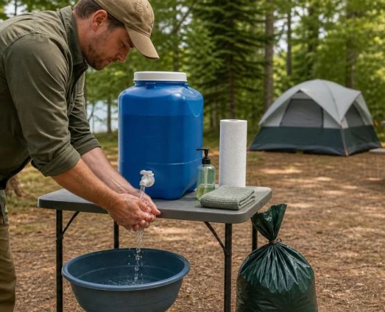 How to Set Up a Reliable Camp Handwashing Station