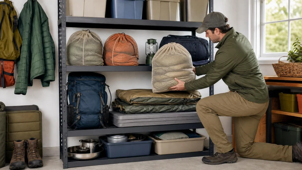 How to Store Camping Gear Safely Between Trips