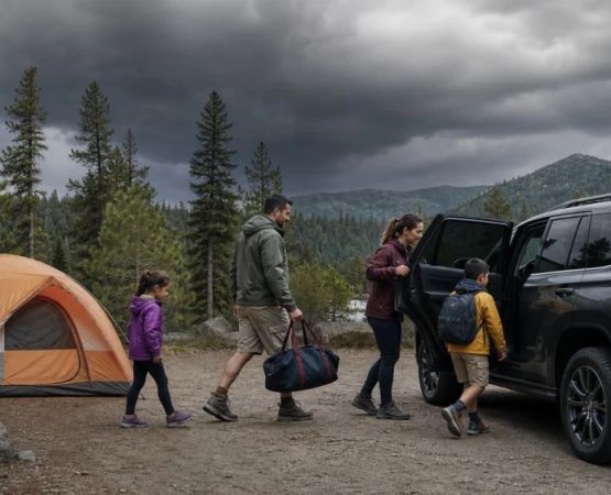 Thunder at Camp? Leave the Tent and Find Safe Shelter
