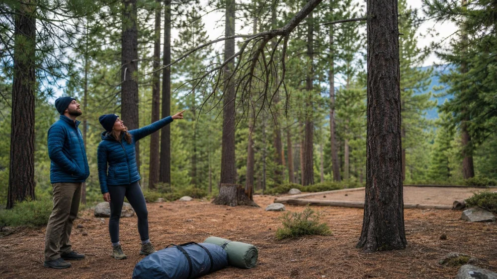 Look Up Before You Pitch: Campsite Tree Hazard Checks