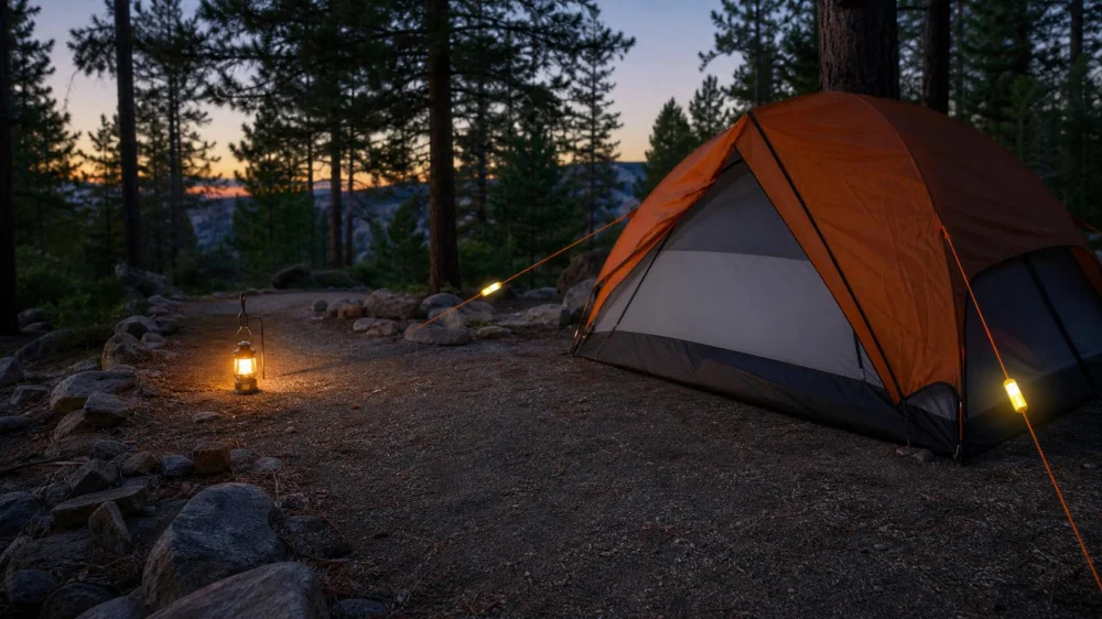 Tent Guyline Trip Hazards: Mark, Tension, and Route Around Them