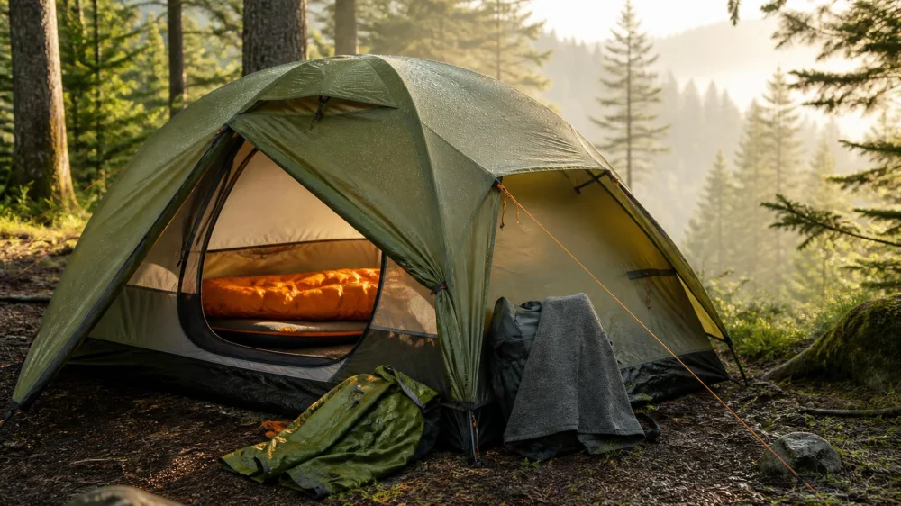 Tent Condensation: Ventilate, Separate Gear, and Dry Out
