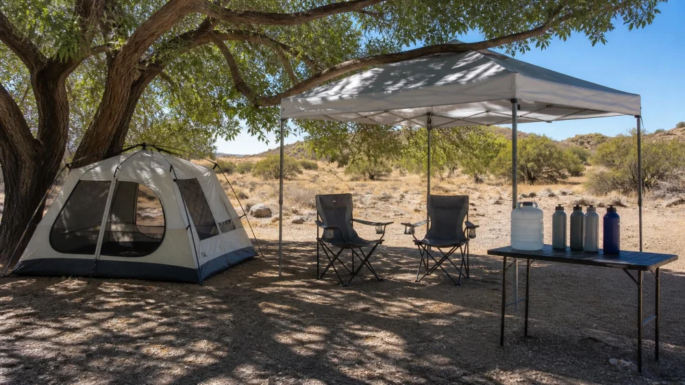 Hot-Weather Camping: Shade, Hydration, Rest, and an Exit Plan