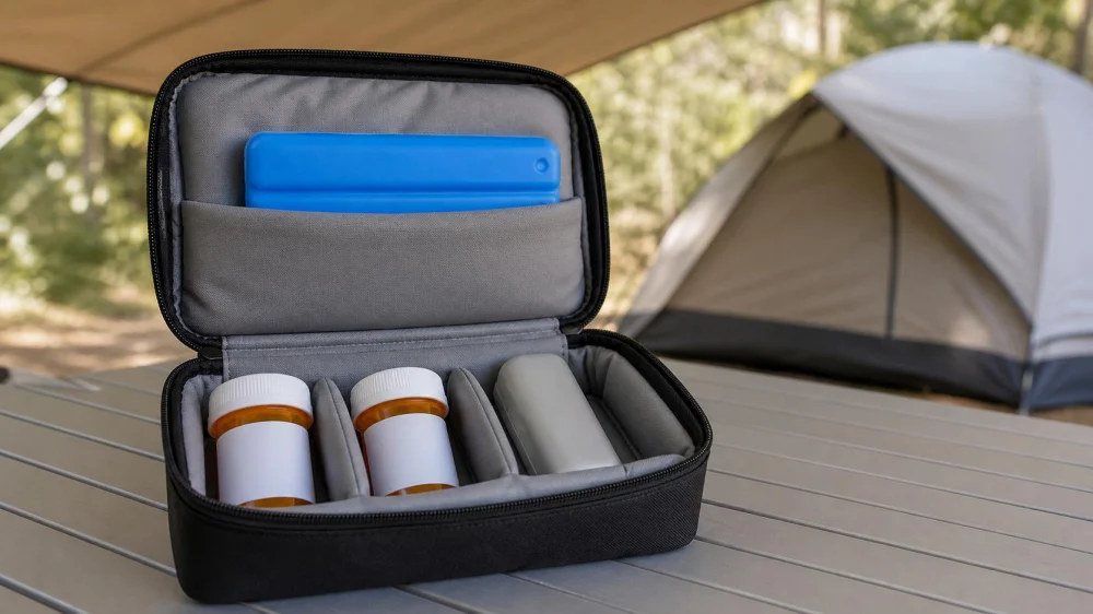 Medication at Camp: Temperature, Dry Storage, Doses, and Backup