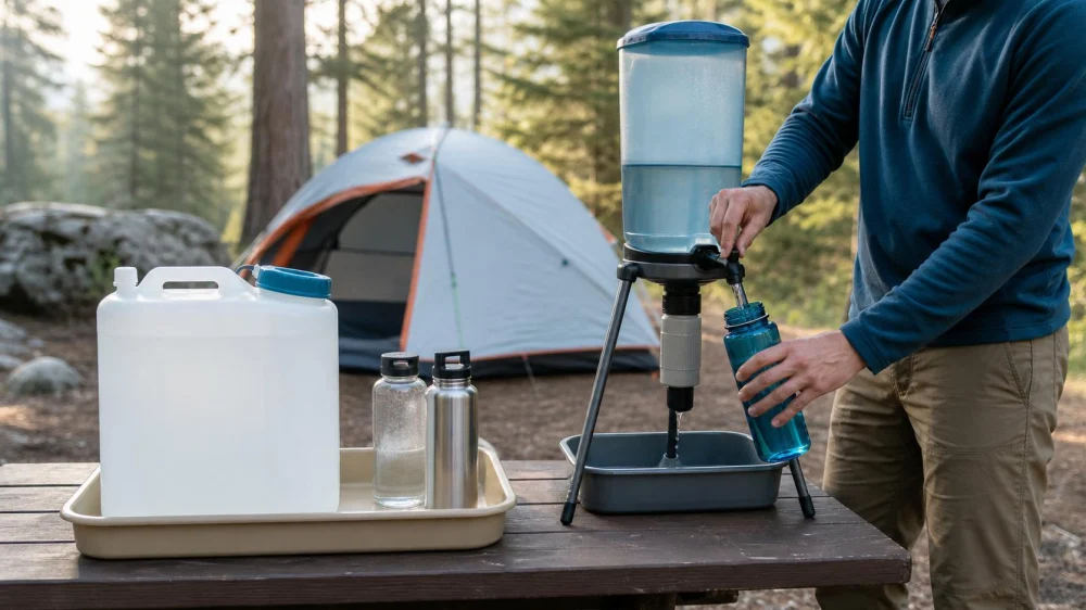 Campsite Drinking Water Plan: Source, Treat and Store