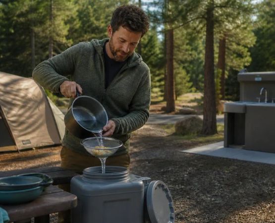 Campsite Gray Water Disposal: Check Rules Before Washing