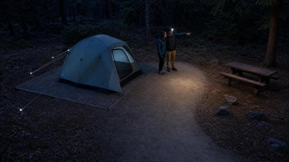 Tent Guyline Visibility: Reduce Trips Without Bright Lights