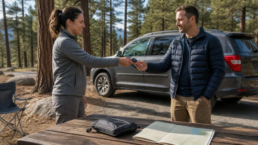 Campsite Vehicle Key Plan: Secure Storage and Backup Access