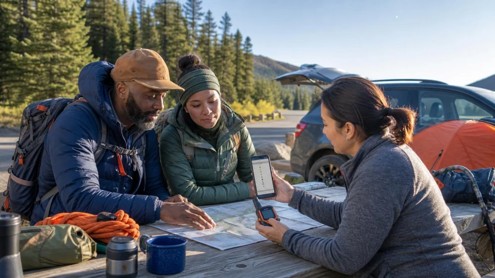 Camping Trip Check-In Plan: Route, Contacts, and Overdue Action