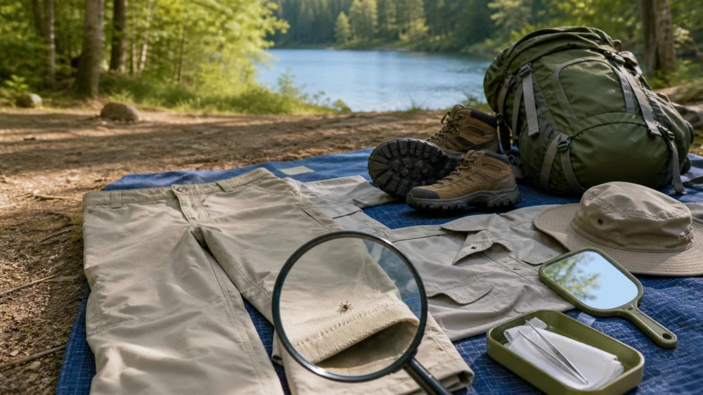 Camping Tick Check: Inspect Skin, Clothing, Gear, and Pets