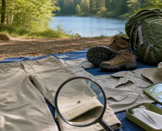 Camping Tick Check: Inspect Skin, Clothing, Gear, and Pets