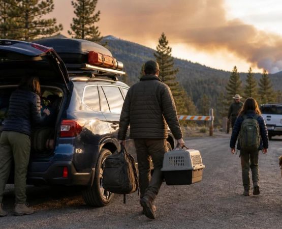 Wildfire Near Camp? Leave Early and Follow Official Evacuation Orders