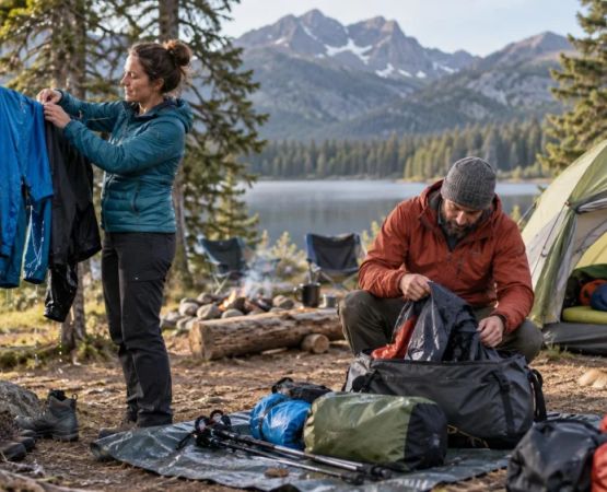 Camping Wet-Gear Routine: Separate, Dry, and Recheck