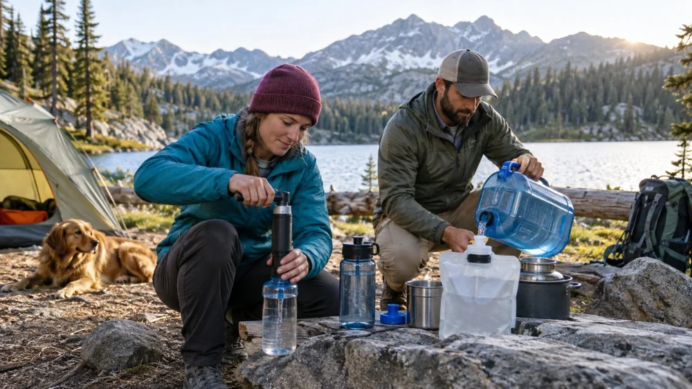 Camping Water Storage Plan: Treatment, Quantity, and Backup