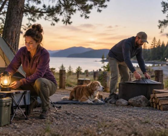 Camping Campsite Quiet Plan: Hours, Light, and Neighbours