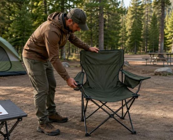 Camping Chair Check: Fabric, Joints, Ground, and Limits