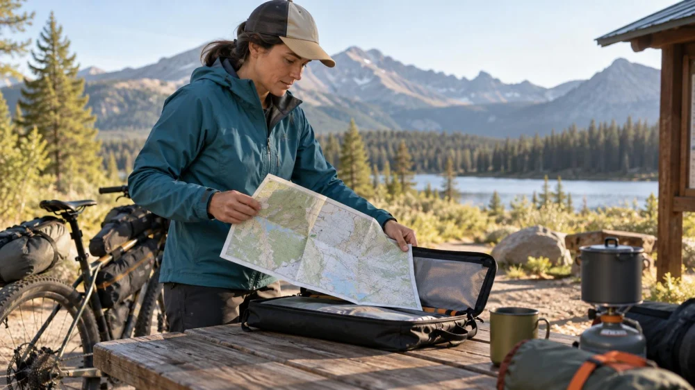 Camping Map Backup: Print, Case, Route, and Checkpoints
