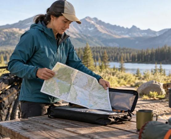 Camping Map Backup: Print, Case, Route, and Checkpoints