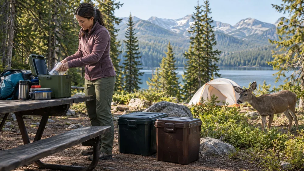 Campsite Food Waste Plan: Storage, Bins, and Wildlife