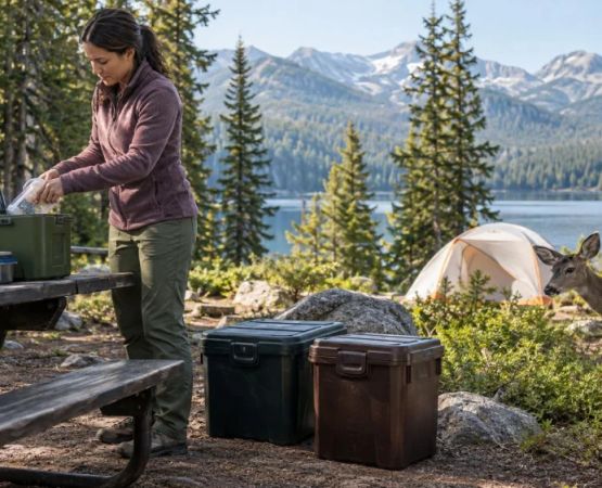 Campsite Food Waste Plan: Storage, Bins, and Wildlife