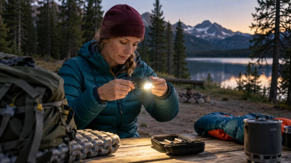 Camping Headlamp Setup: Beam, Batteries, and Night Use