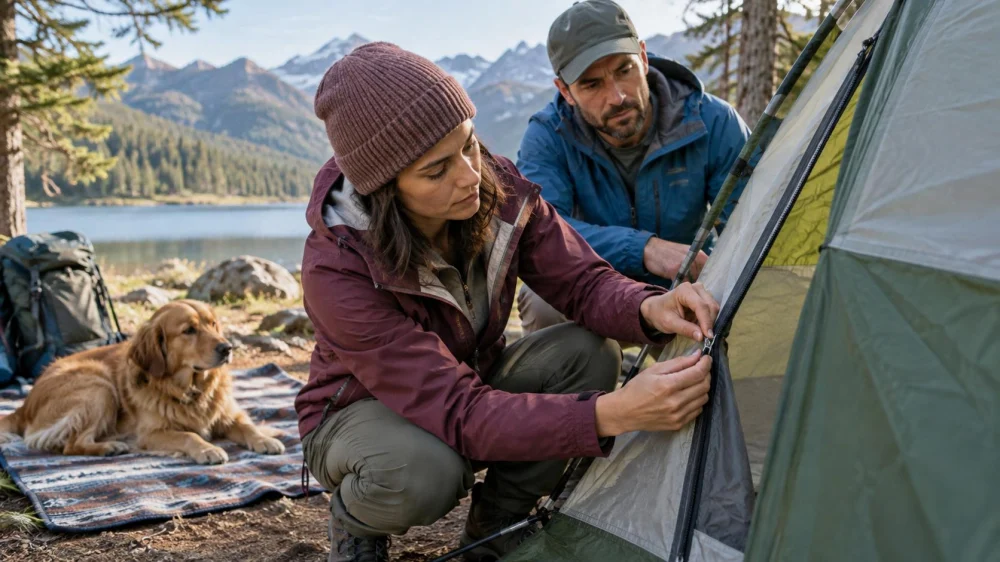 Tent Door Zipper Check: Alignment, Dirt, and Repair