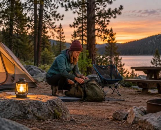 Campsite Quiet Hours: Arrival, Setup, and Lighting