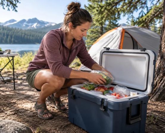 Camping Cooler Temperature: Ice, Shade, and Food Safety