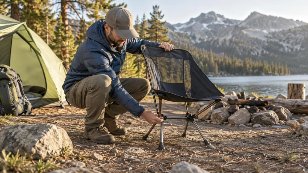 Camping Chair Check: Frame, Fabric, Ground, and Load