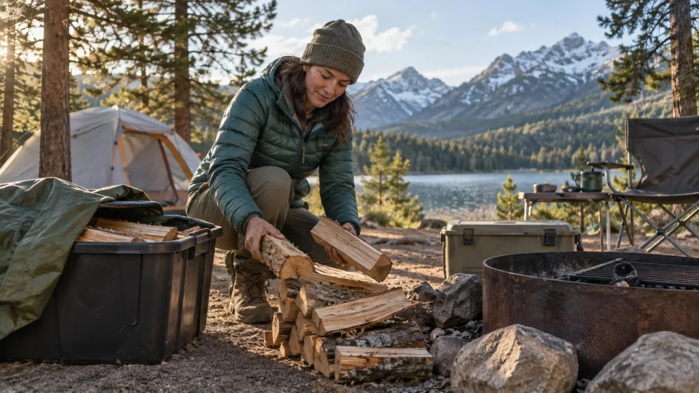 Camping Firewood Plan: Rules, Source, Storage, and Ashes