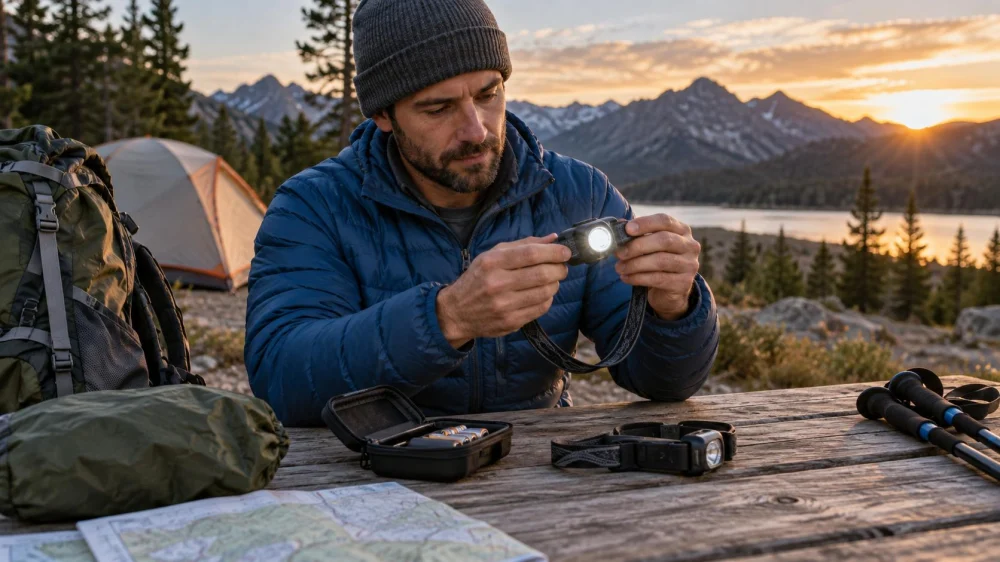 Camping Headlamp Check: Beam, Battery, and Backup