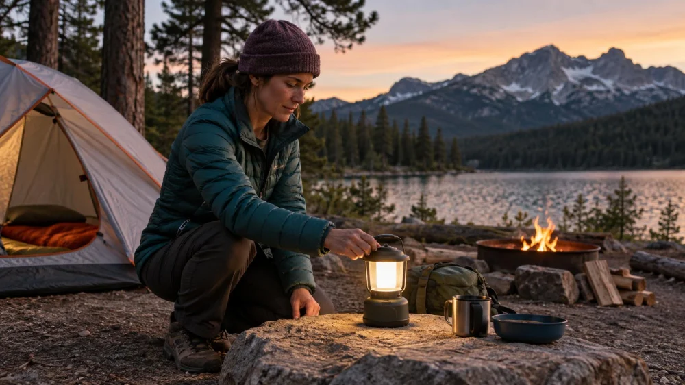 Camping Lantern Placement: Stability, Glare, and Fire Safety